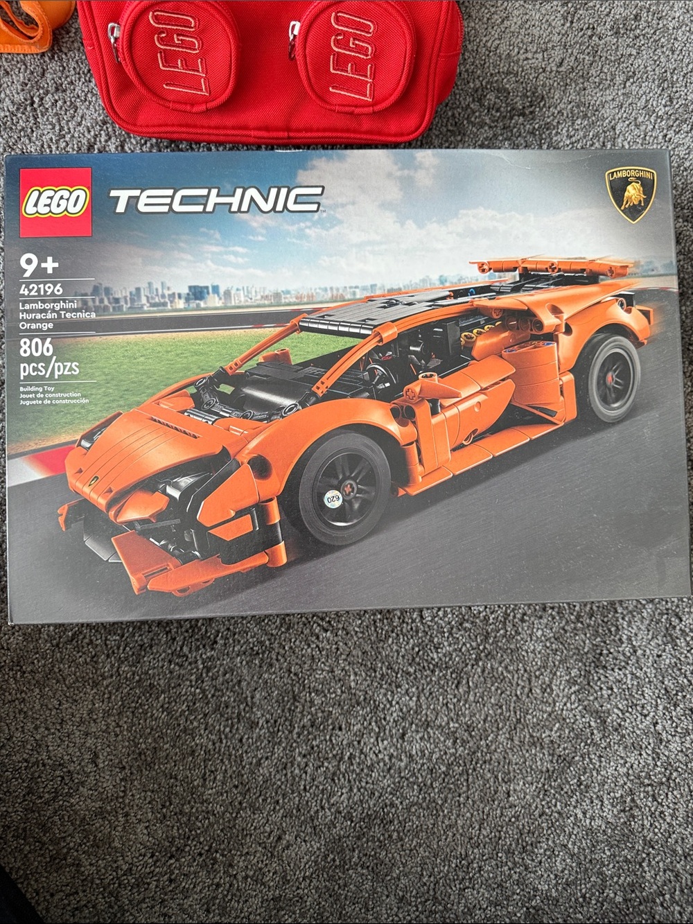 LEGO Technic Orange Lamborghini Huracán Tecnica Model